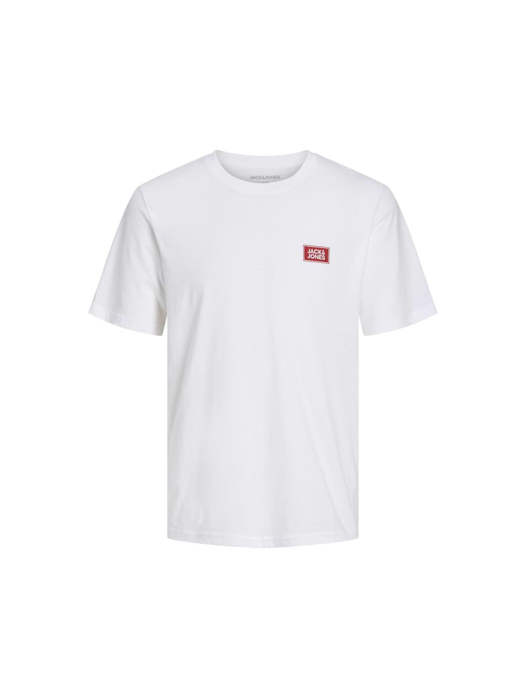 Jack & Jones Men's Rush Short Sleeved Crew Neck Tee Bright White