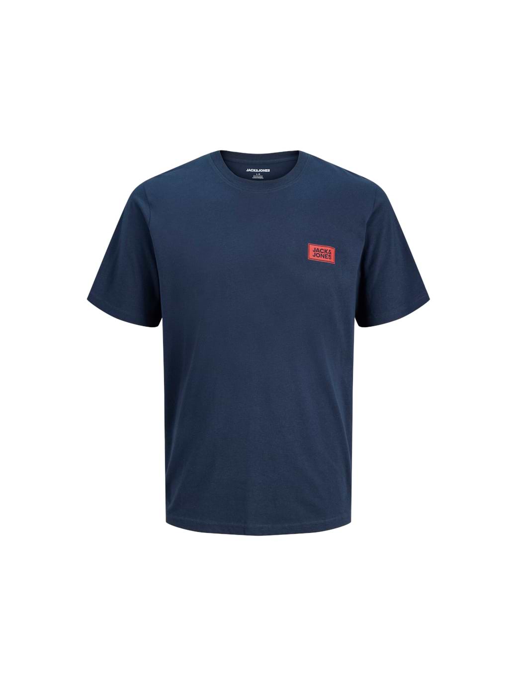 Jack & Jones Men's Rush Short Sleeved Crew Neck Tee Navy Blazer