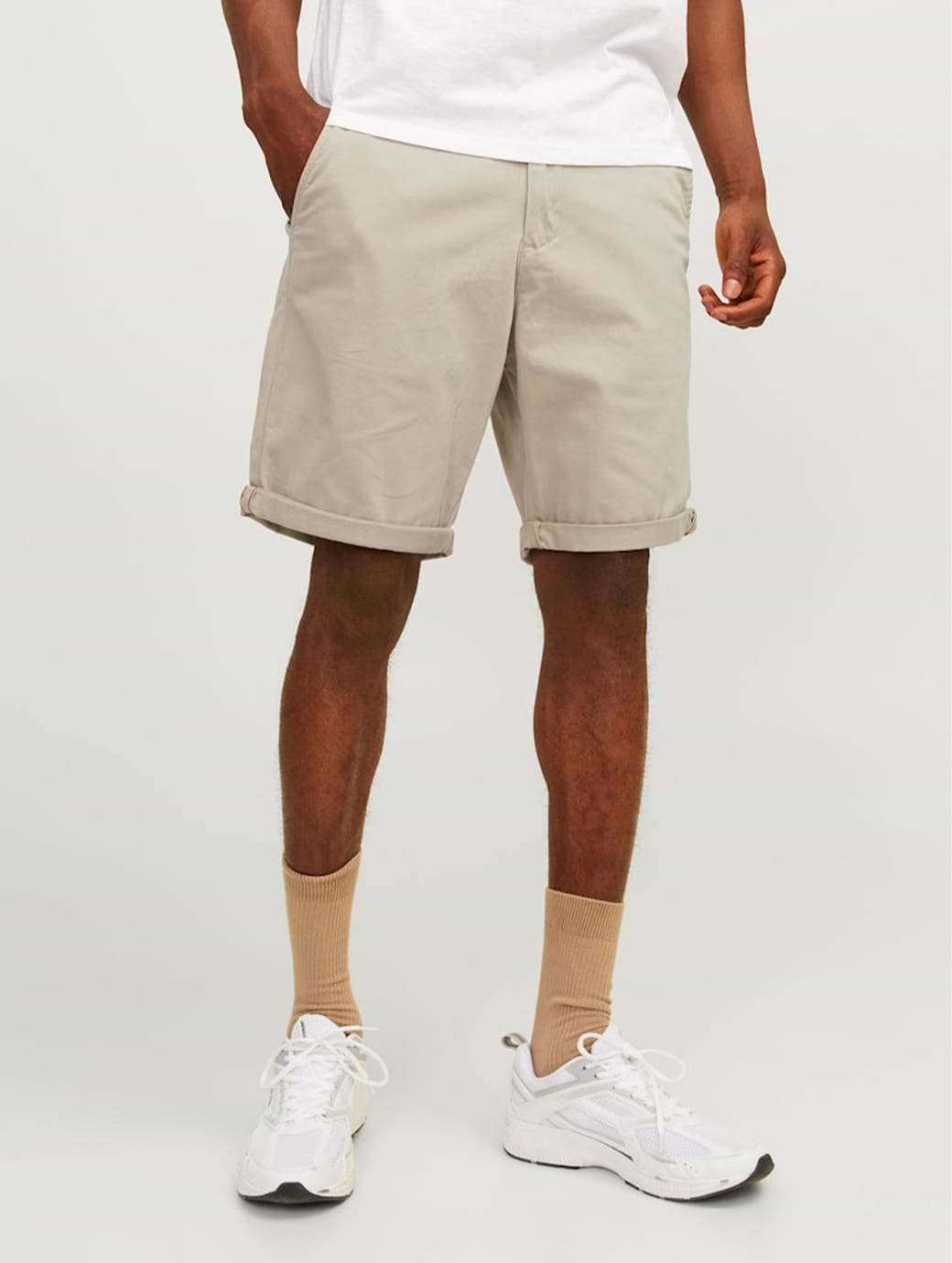 Jack & Jones Bowie Solid Straight Shorts Crockery