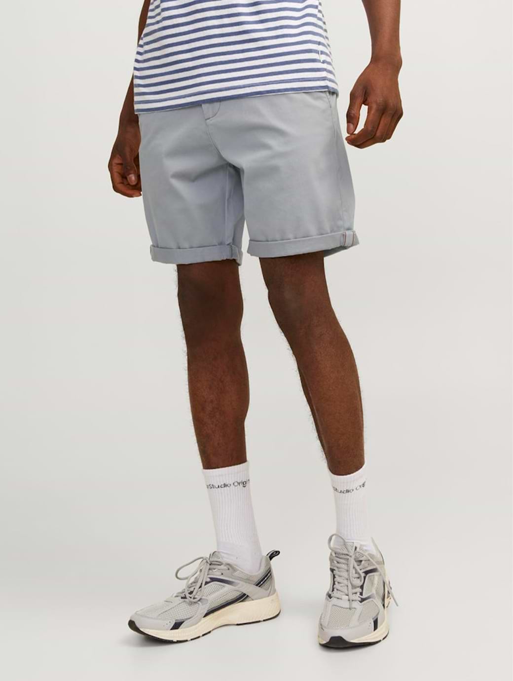 Jack & Jones Bowie Solid Straight Shorts Ultimate Grey