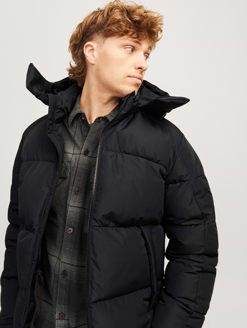 Jack Jones Core Areo Puffer Black