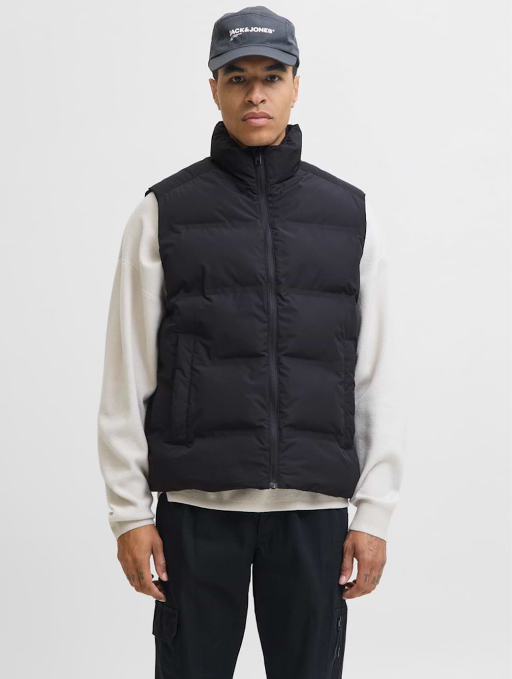 Jack & Jones Essentials Men's Soho Collar Bodywarmer Black