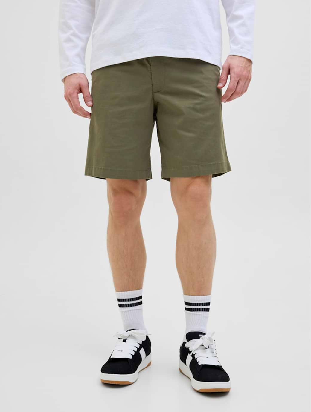 Jack & Jones Jaiden Campaign Hybrid Jogger Straight Short Olive Night