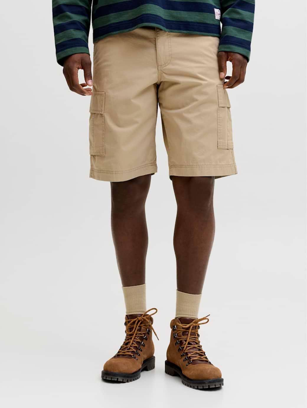 Jack & Jones Men's Cole Matty Mid Cargo Short Crockery