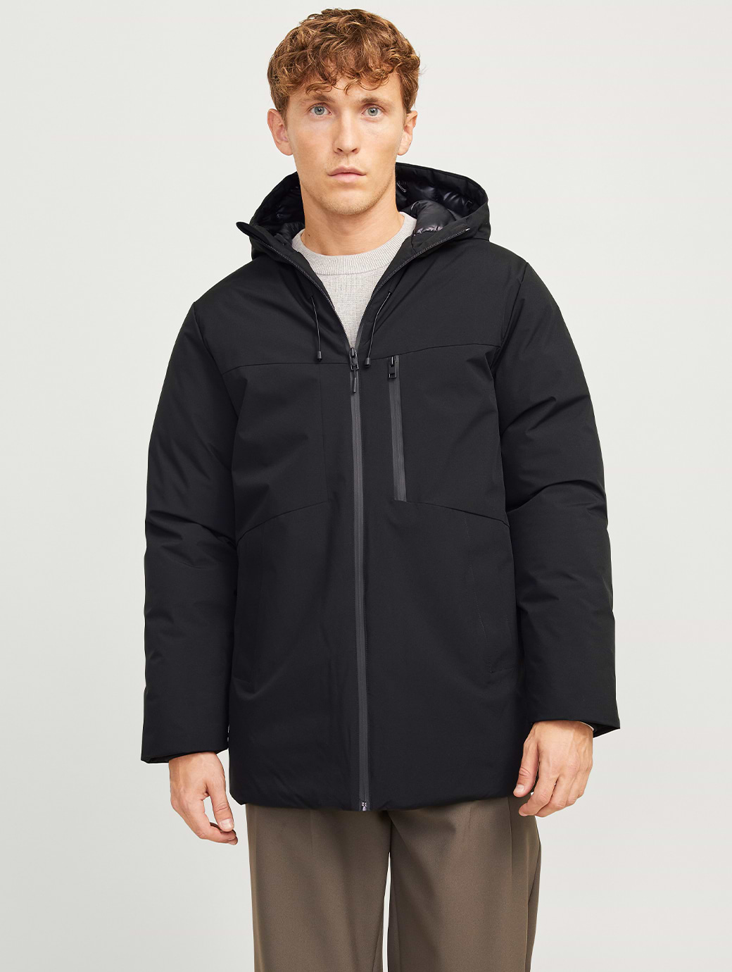 Jack & Jones Payne Parka Jacket Black
