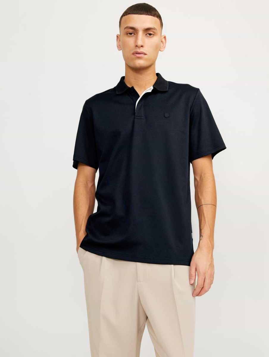 Jack & Jones Premium Rodney Short Sleeve Polo Night Sky