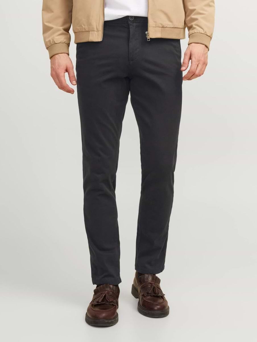 Jack & Jones Slim Fit Chino Trousers Black