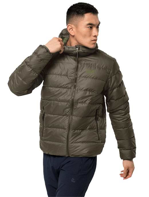 Jack Wolfskin Men s Helium Down Jacket Grape Leaf