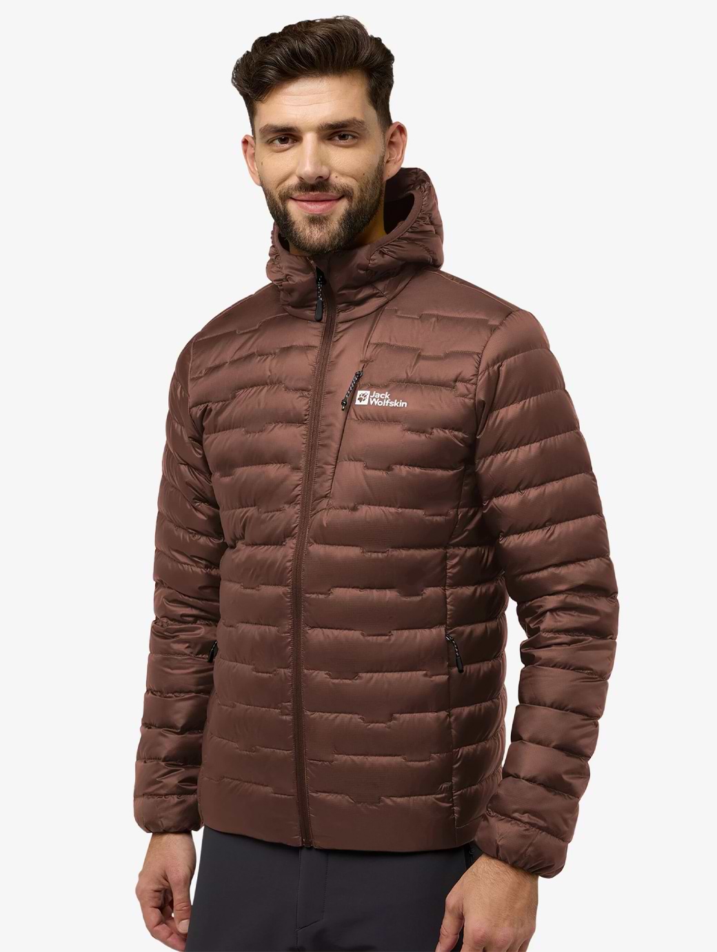 Jack Wolfskin Men's Passamani Down Hoody Hot Choc