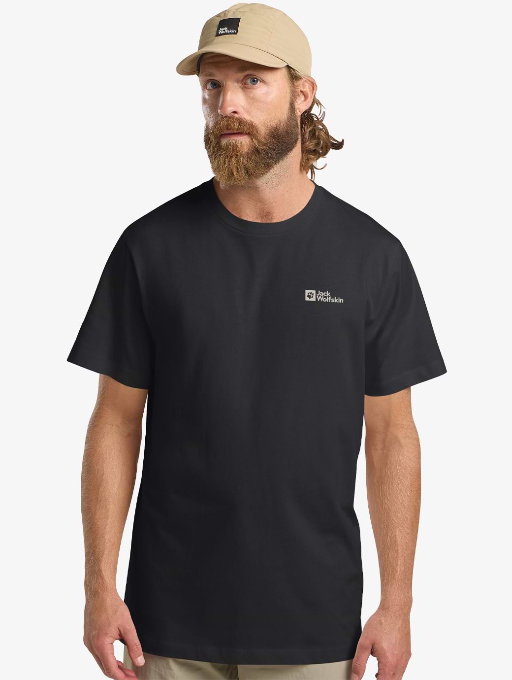 Jack Wolfskin Men's Essential Tee Black