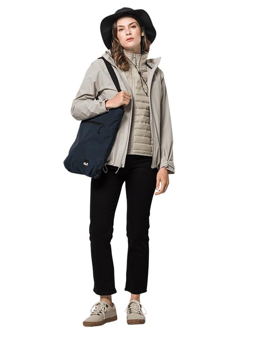 Jack Wolfskin Unisex Texapore Ecosphere Rain Hat Black