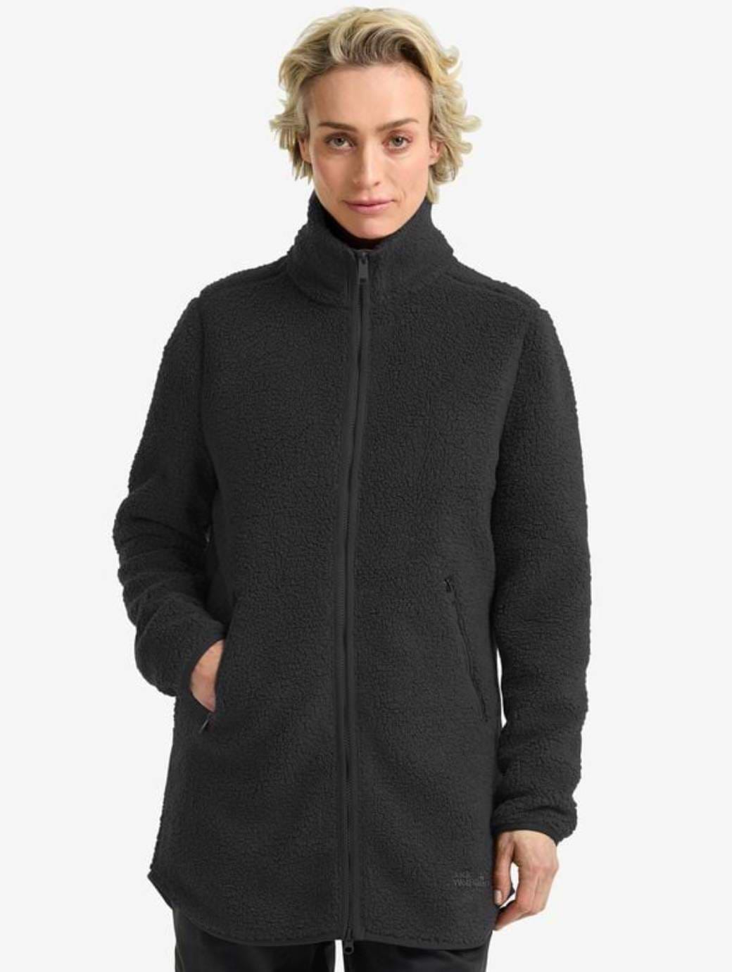 Jack Wolfskin Women's High Curl Coat Black