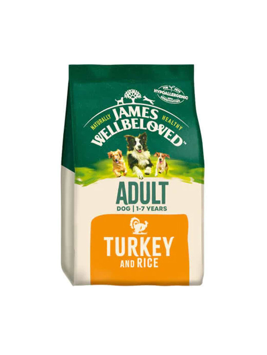 James Wellbeloved Adult Turkey & Rice 7.5kg