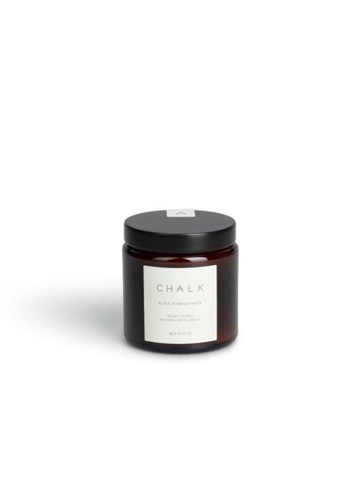 Chalk Amber Jar Candle Black Pomegranate -96g