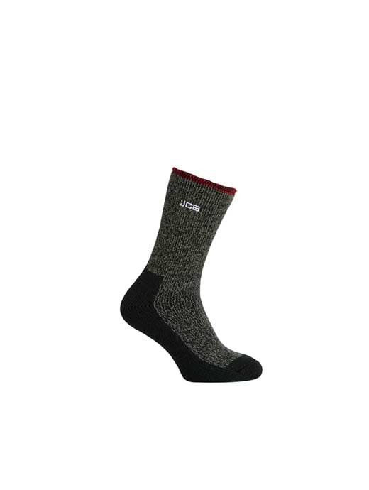JCB 1 Pack Thermasocks Khaki/Black Twist