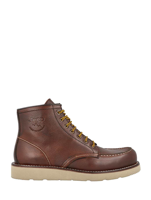 Jeep Men's Minnesota Tumb Boot Red Brown 