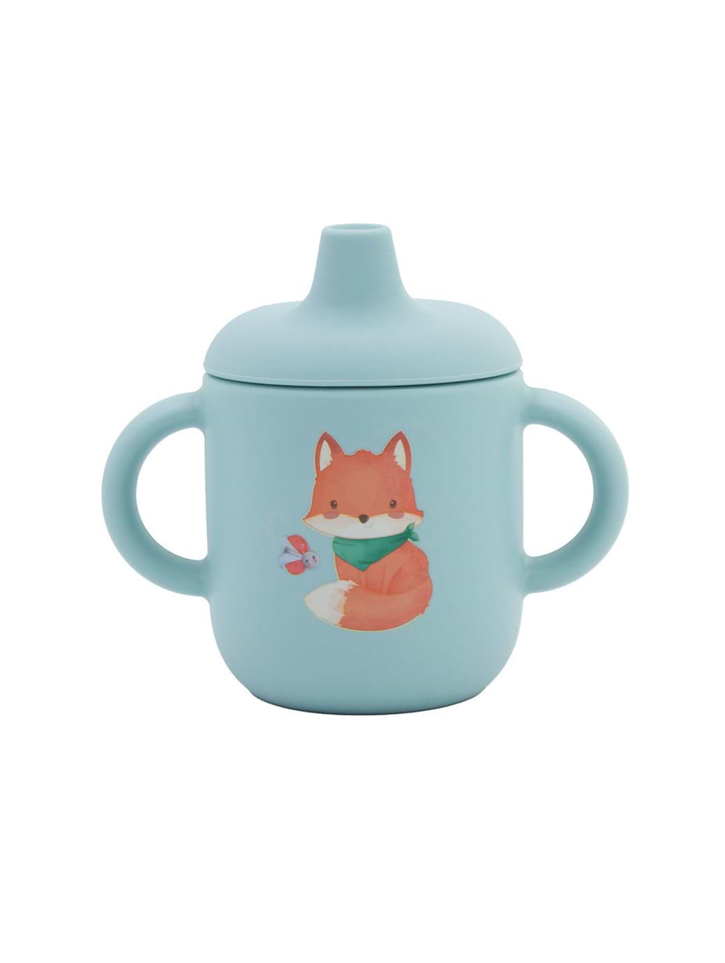 Jumini Silicone Sippy Cup - Fox Blue