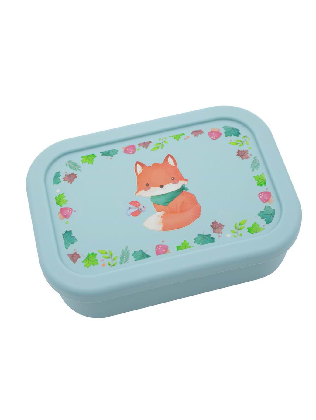 Jumini Silicone Bento Lunch Box - Fox Blue