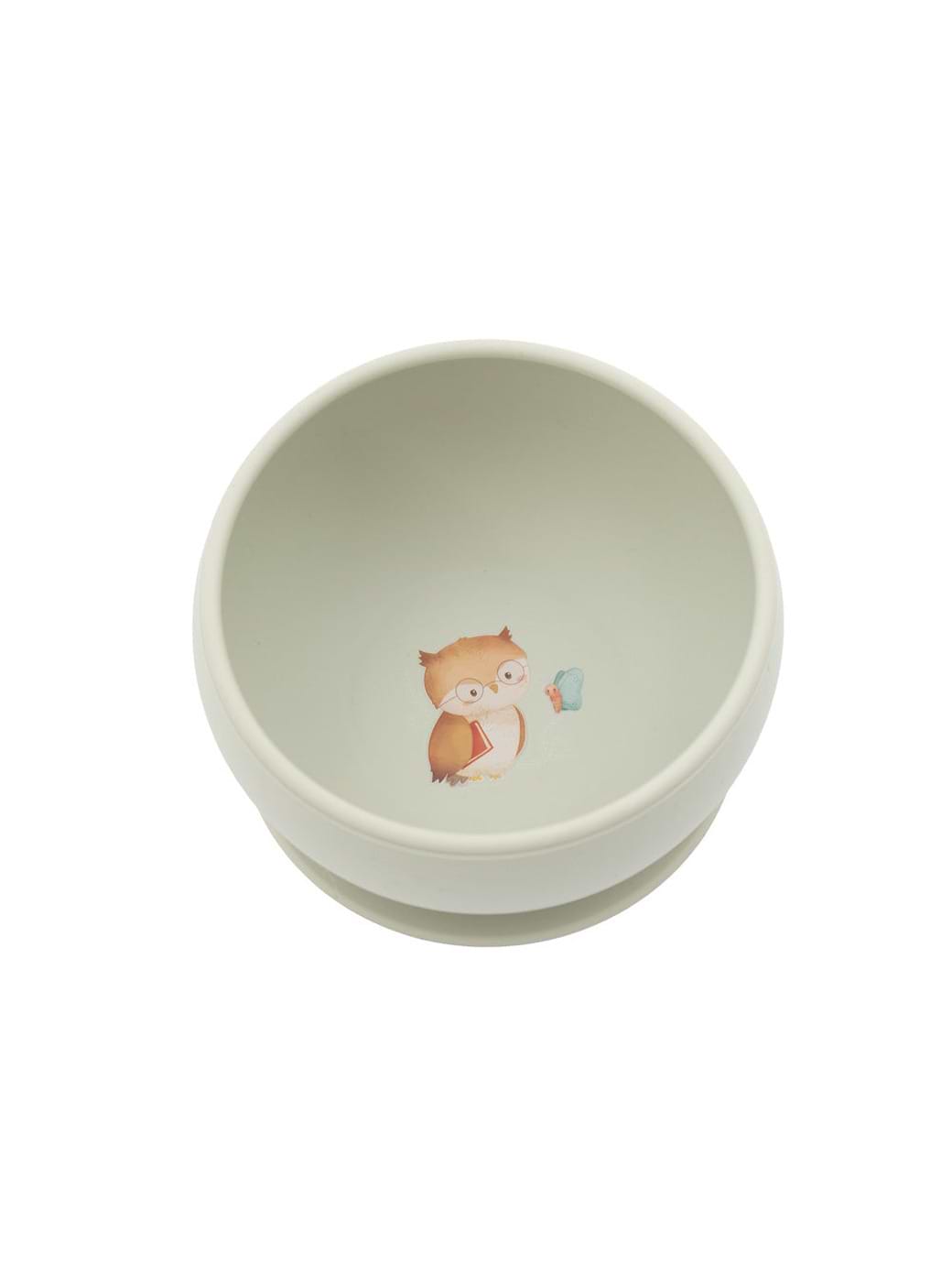 Jumini Silicone Suction Bowl - Owl Sage