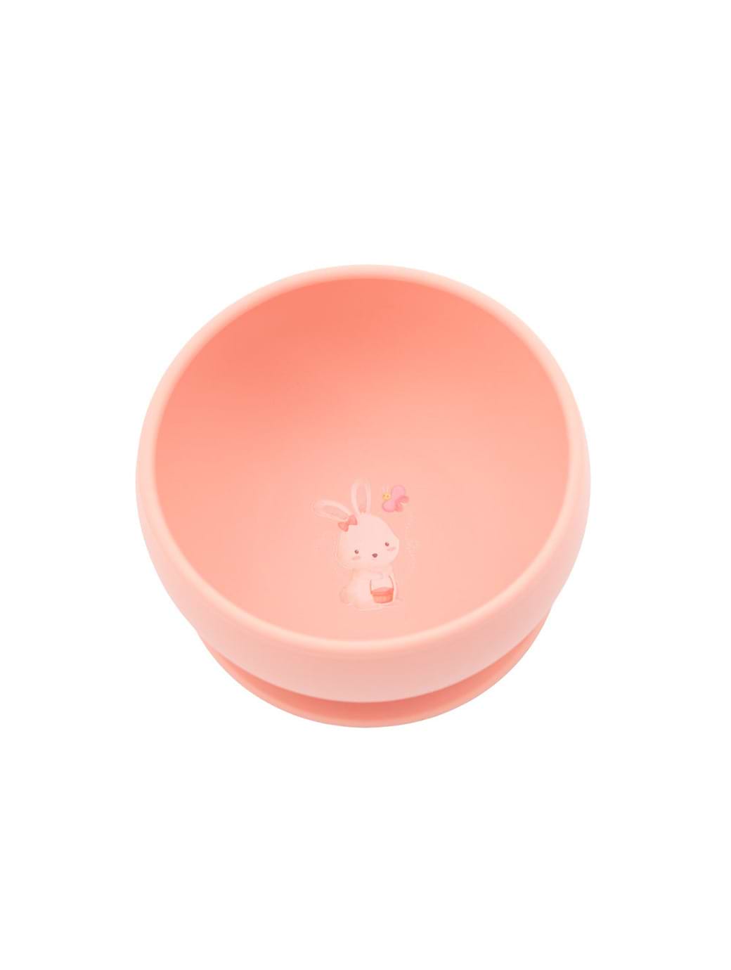 Jumini Silicone Suction Bowl - Bunny Pink