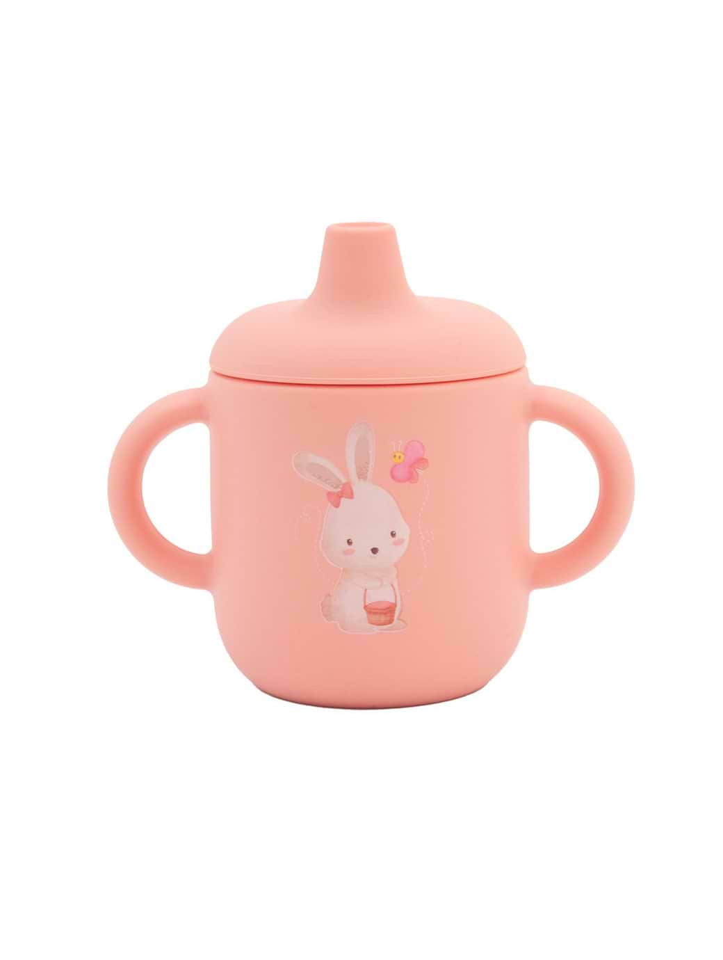 Jumini Silicone Sippy Cup - Bunny Pink