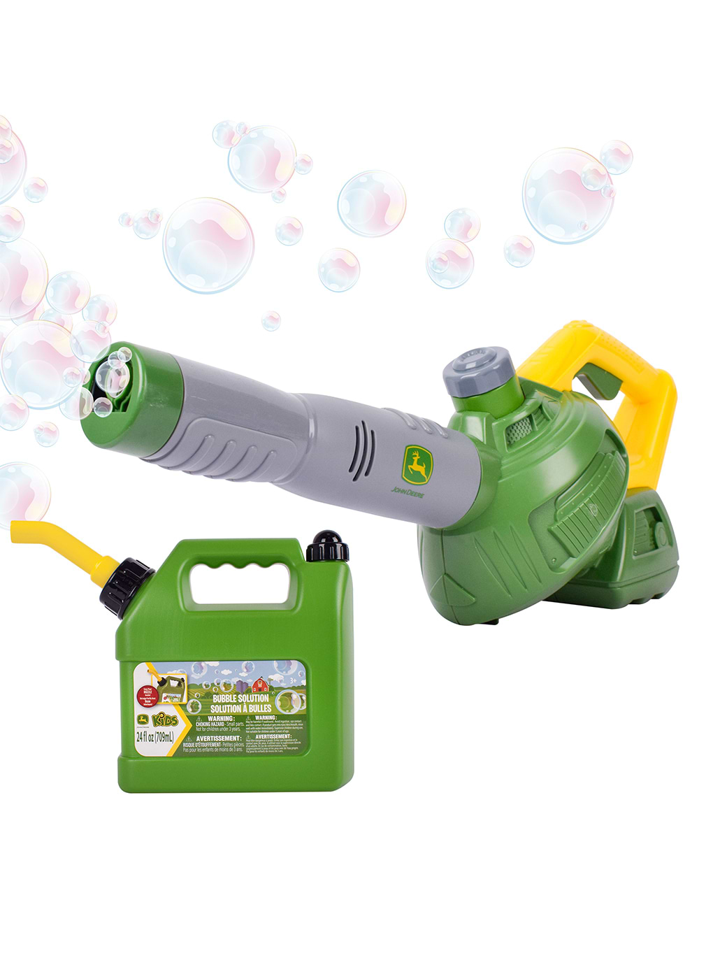 John Deere Bubble Leaf Blower & Refill Can