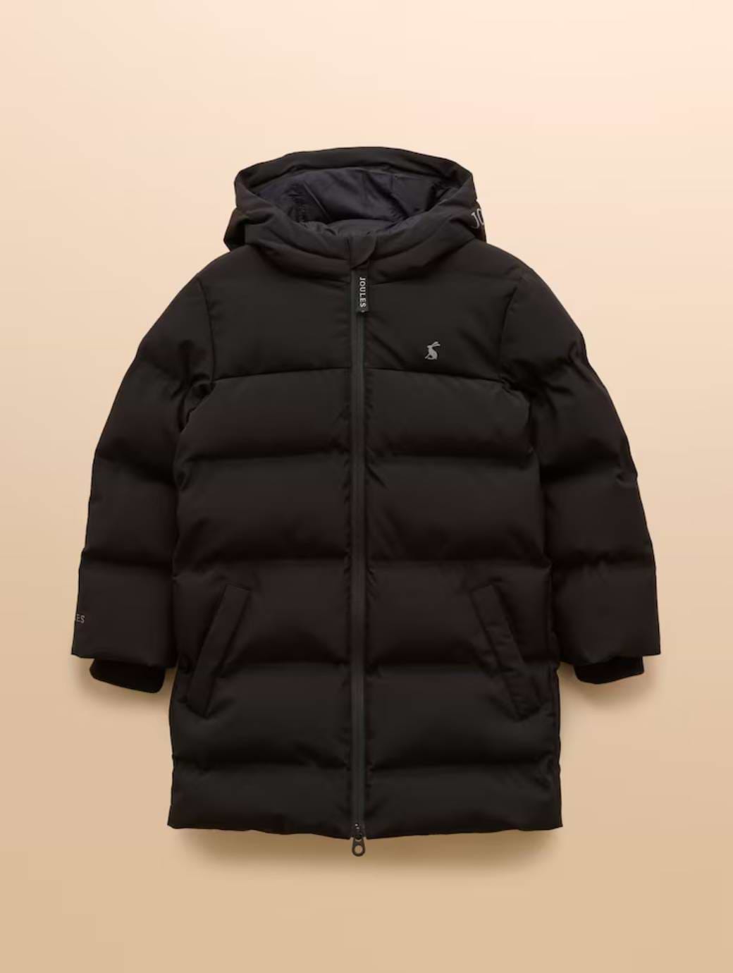 Joules Boy's Padwell Waterproof Padded Coat Black