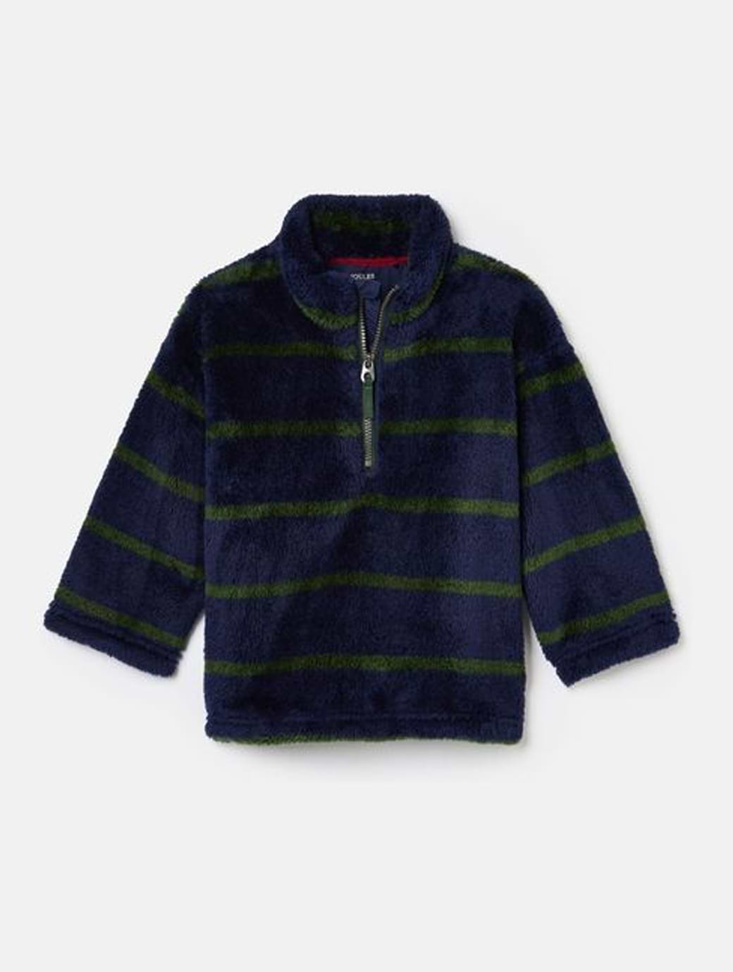 Joules Boy's Woozle Half Zip Fleece Navy/Green