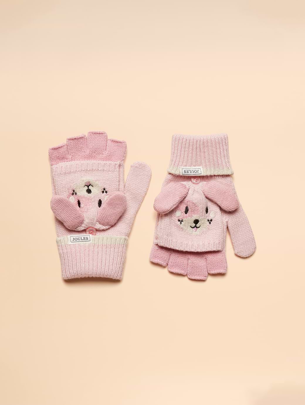 Joules Girl's Carey Glove Pink