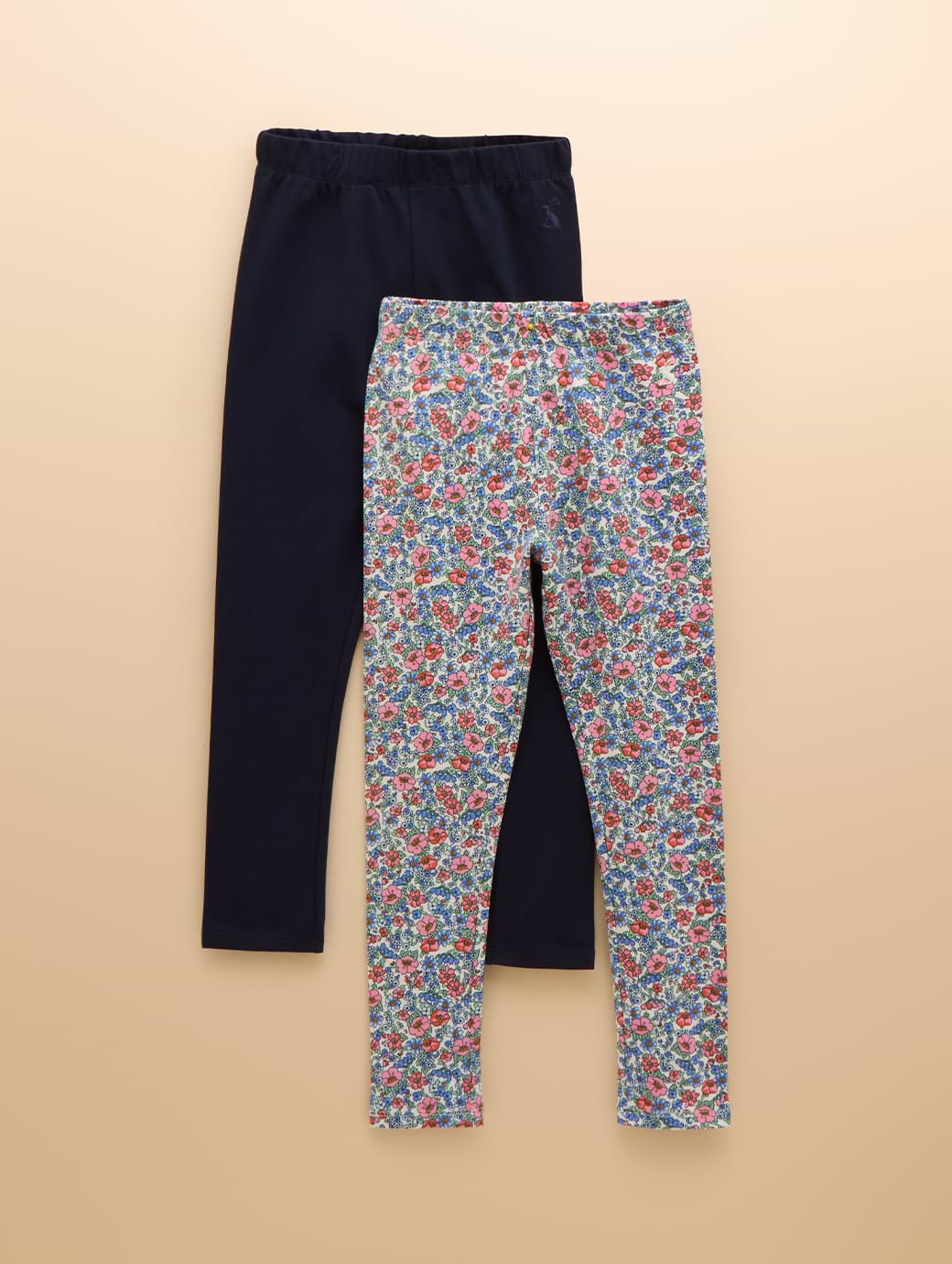 Joules Girl's Dee Dee 2-Pack Leggings Multi Ditsy