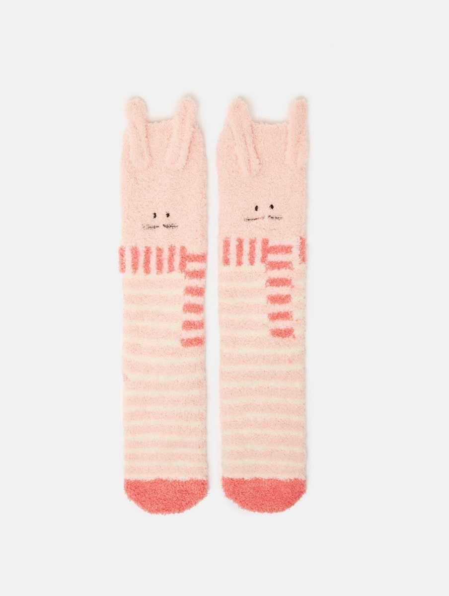 Joules Girl's Fluffy Socks Bunny