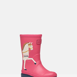 Joules Girl's Splashwell Printed Wellies Horse