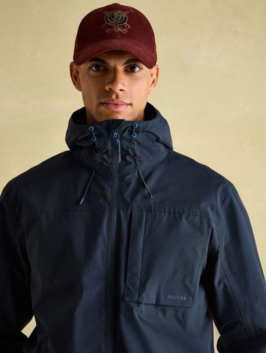 Joules Men s Ayston Lightweight Waterproof Coat Navy