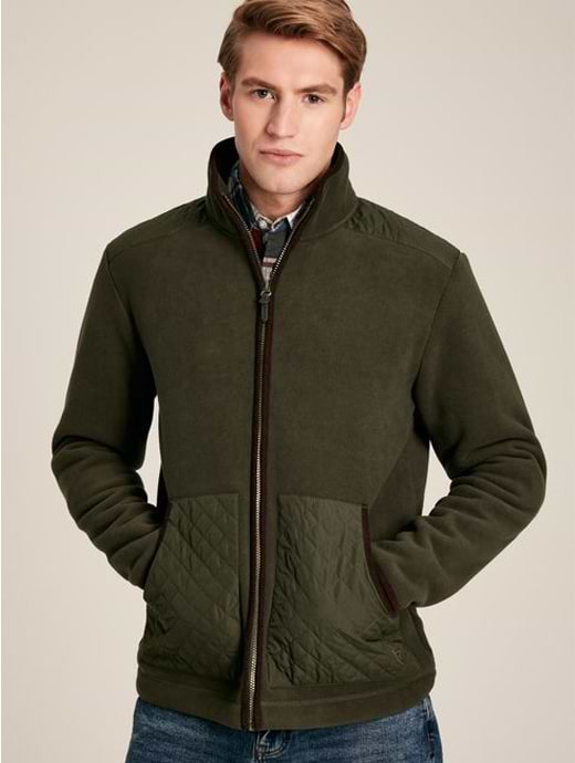 Joules Men s Greenfield Full Zip Fleece Jacket Green