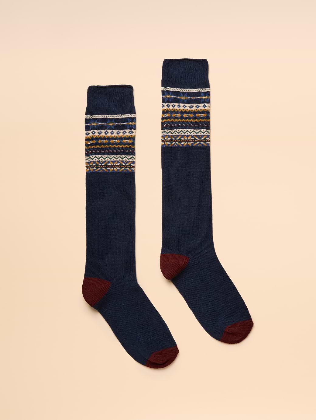 Joules Men's Wader Socks Multi Navy