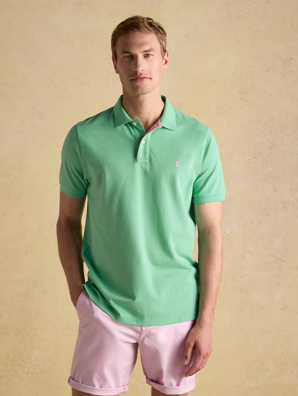 Joules Men's Woody Polo Light Green