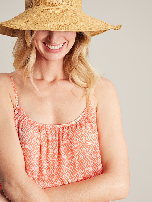 joules beach dress Hemming Linen Midi Dress White