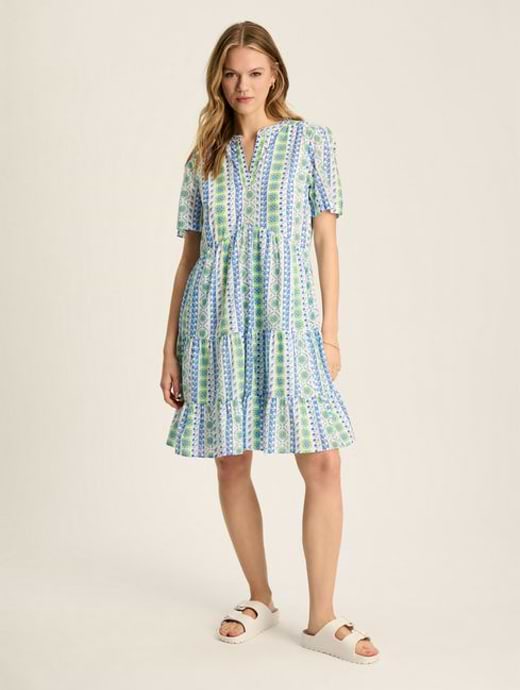 Joules Women's Ariella Cotton Dress Blue