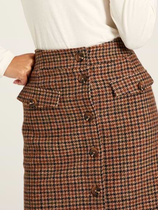 Joules tweed skirt size 6 outlet
