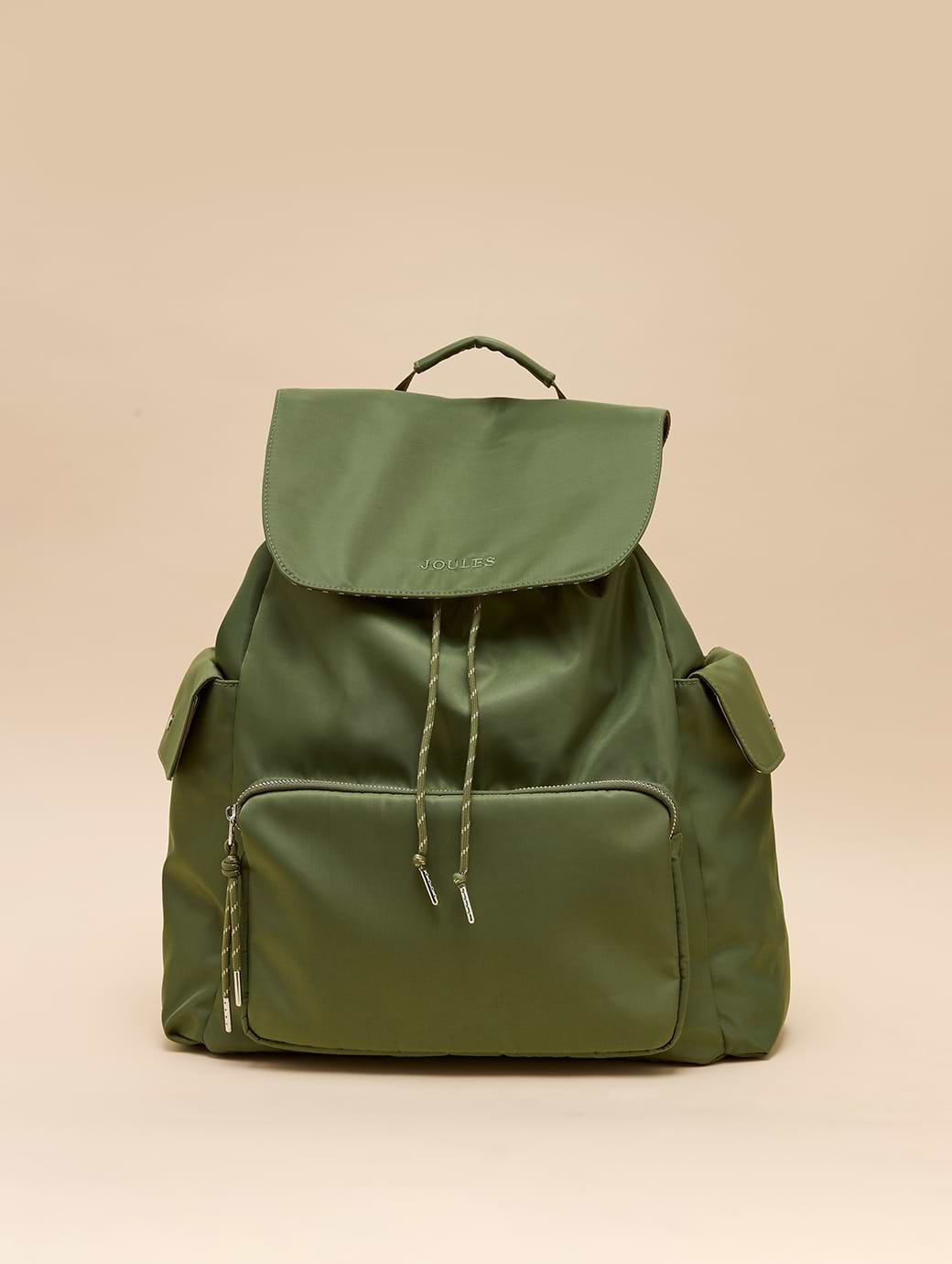 Joules Women's Cambeck Nylon Rucksack Khaki Green