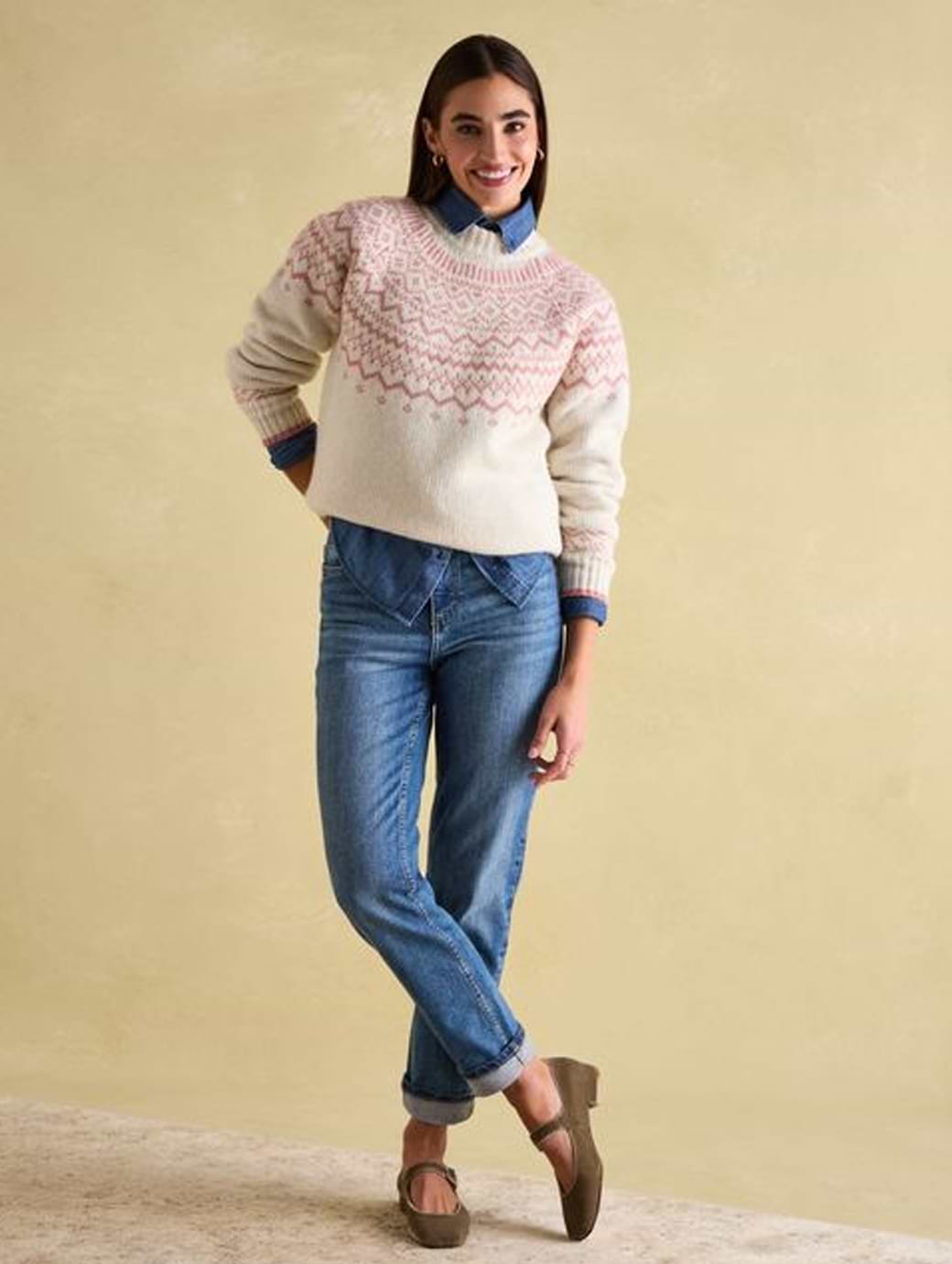 Joules Women s Charlotte Knitted Jumper Creme