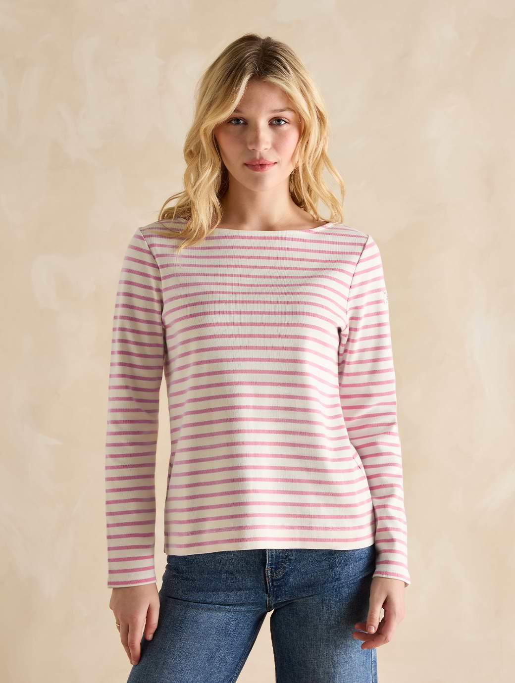 Joules Women's Harbour Top Lilac