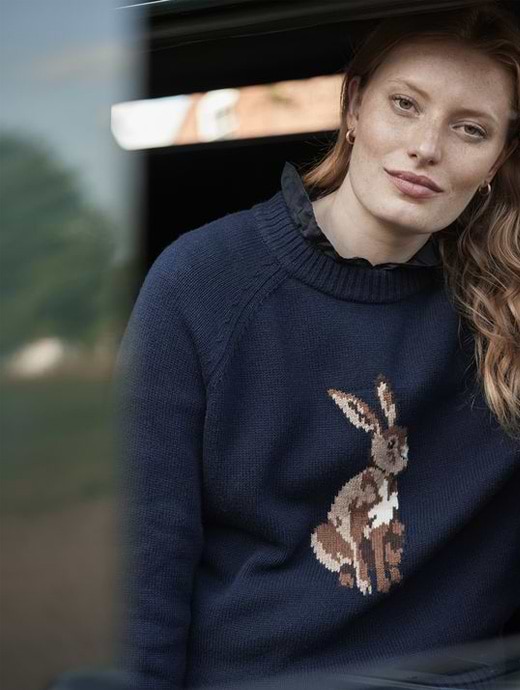 Joules hare jumper store