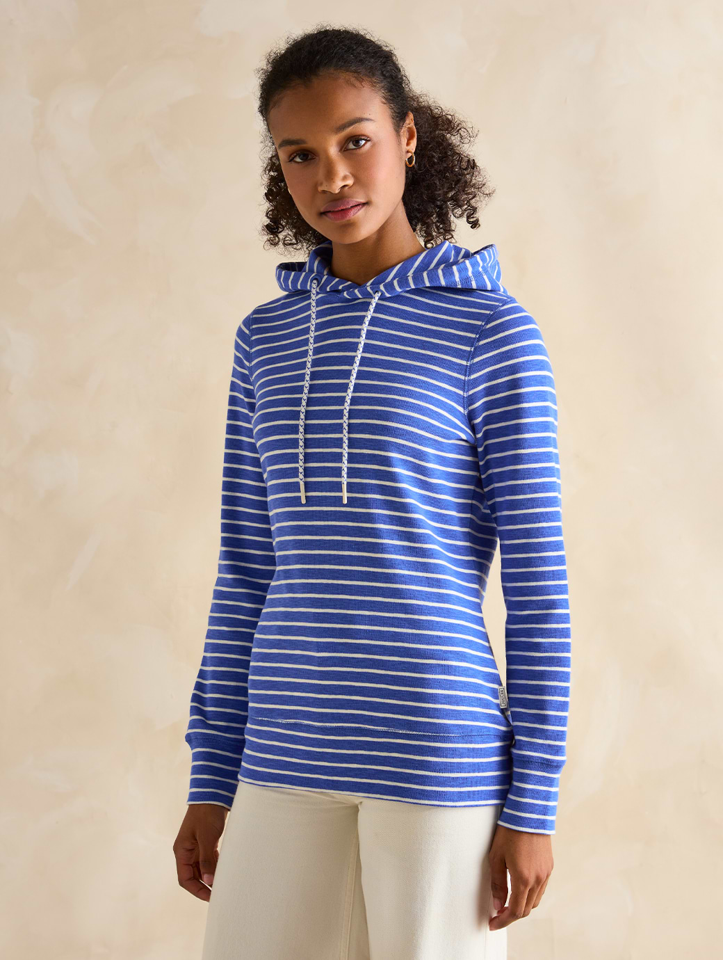 Joules Women's Marlston Sweat Blue Stripe