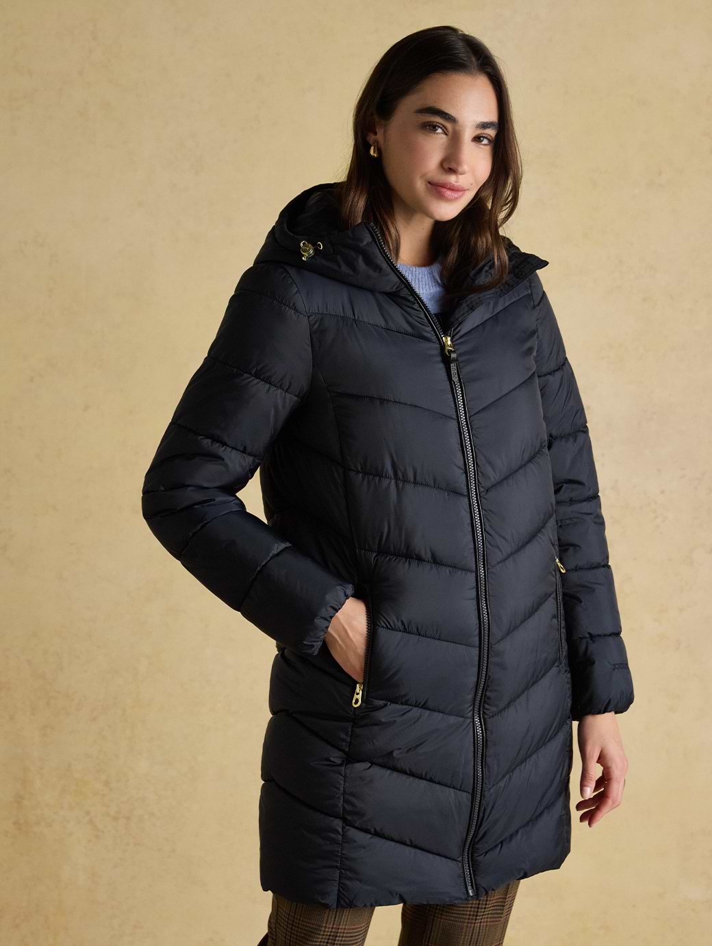 Joules Women's Moorsdale Coat Navy