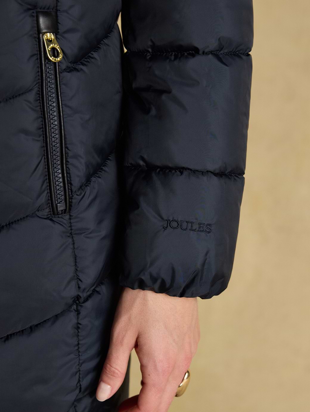 Joules Women's Moorsdale Coat Navy