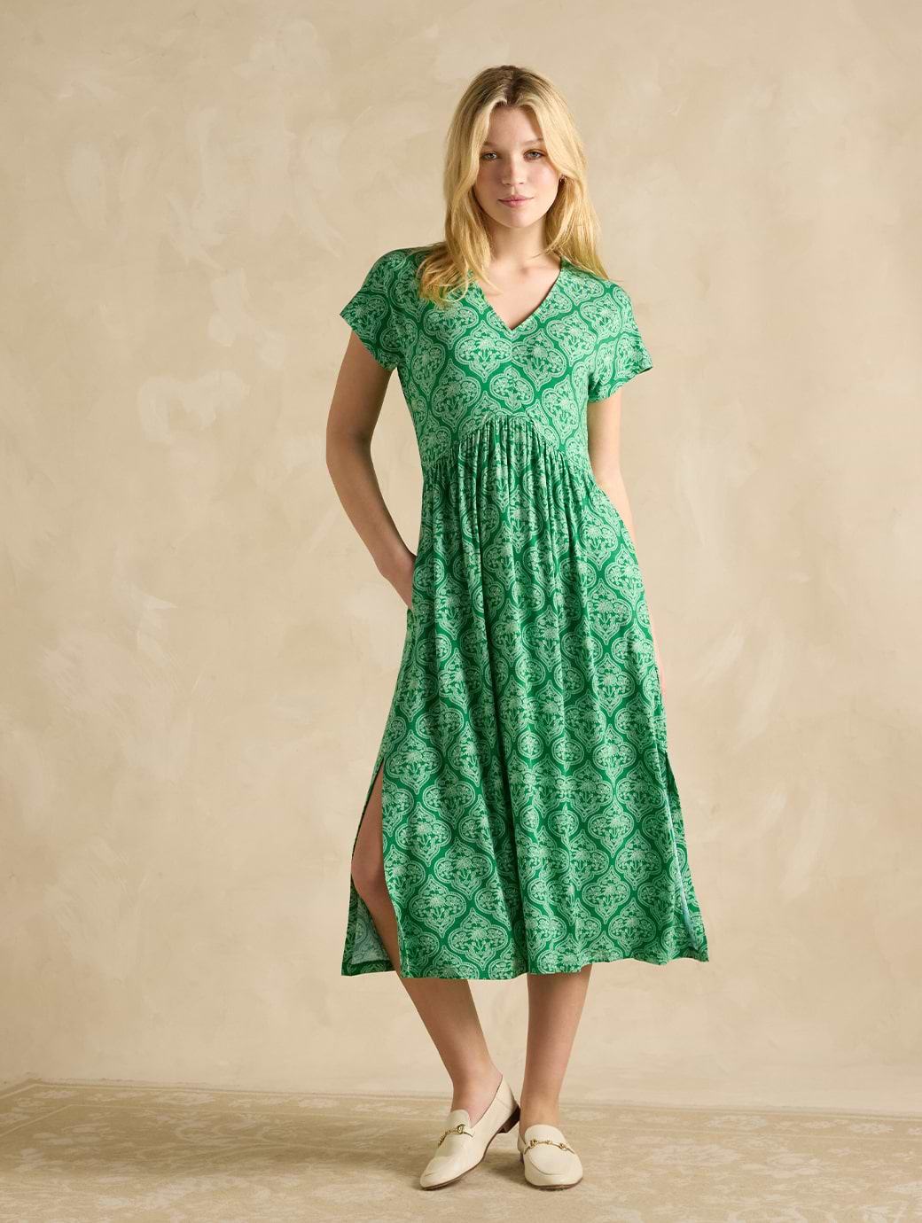 Joules Women's Nia Dress Green