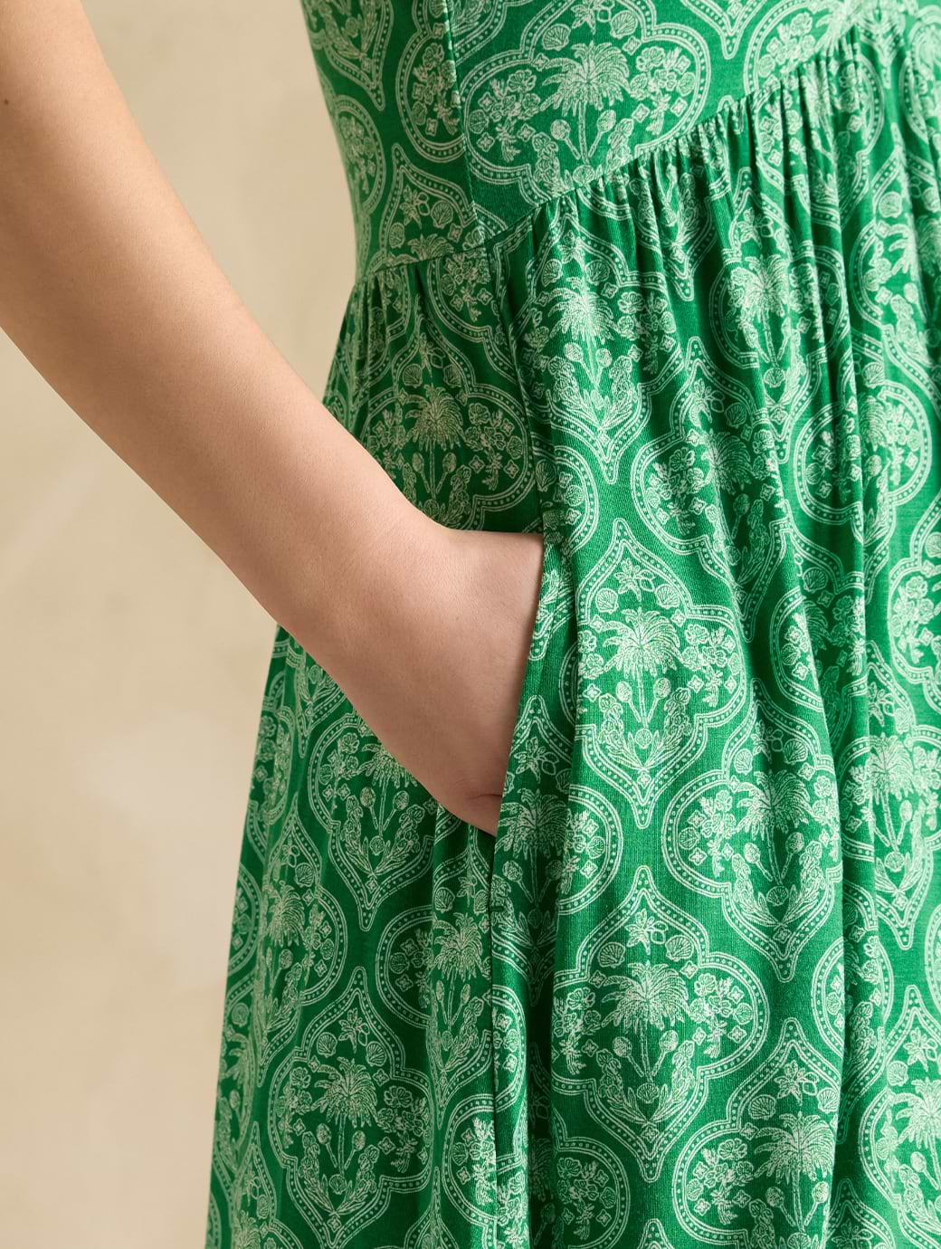 Joules Women's Nia Dress Green
