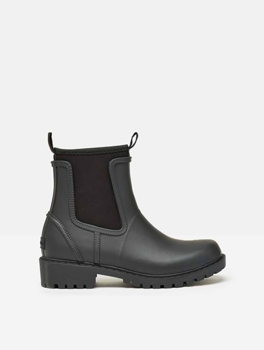 Joules Women s Oakfield Short Neoprene Wellies Black
