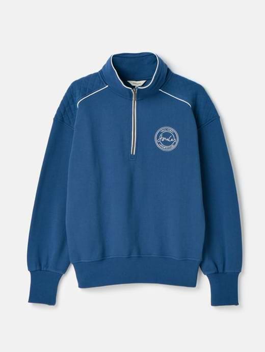 Joules caroline zip back sweatshirt deals